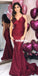 Spaghetti Straps Mermaid Cross Back Sleeveless Prom Dresses, FC2025