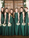New Arrival Satin A-line Sleeveless Long Bridesmaid Dress, FC2048