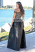 Off the Shoulder Satin Prom Dress, Charming A-Line Lace Prom Dress, D264