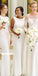 Honest White Sleeveless Mermaid Double FDY Backless  Bridesmaid Dress, FC2676
