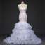 Sweetheart White lace Sexy Mermaid Chiffon Wedding Party Dresses, Vantage Bridal Gown, WD0026