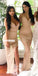 Sexy Slit Tulle Backless Floor-length Pleated Mermaid Bridesmaid Dress, FC2706