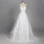 Long Wedding Dress, Sweet Heart Wedding Dress, Lace Bridal Dress, Applique Wedding Dress, Simple Design Wedding Dress, Backless Wedding Dress, LB0324