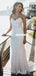 Charming Mermaid Sequin Spaghetti Straps V-neck Sparkle Wedding Dresses, FC3927