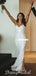 Charming Mermaid Sequin Spaghetti Straps V-neck Sparkle Wedding Dresses, FC3927