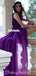 Mismatched Purple Chiffon A-Line Stunning Bridesmaid Dress, FC4583