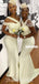 Sexy Mermaid Tulle Off Shoulder Long Floor-Length Bridesmaid Dress, FC4693