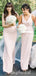 Honest V-neck Sleeveless FDY Long Bridesmaid Dress, FC4698