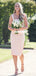 Short Ankle-length Mermaid Sexy Side Slit  Bridesmaid Dress, FC5158