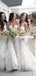 Sparkle Mermaid Sequin Sleeveless Long Bridesmaid Dress, FC5190