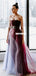 Honest A-line Tulle Simple Long Prom Dress, FC5300