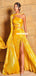 Charming A-line Backless Floor-length Unique Prom Dresses, FC5372