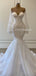 Luxury Mermaid Lace Sweetheart Long Sleeves Wedding Dresses, FC5799