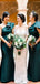 Fashion One-Shoulder Mermaid Backless Long Bridesmaid Dress, FC5830