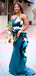 Stunnig Mermaid Lace Applique Backless Bridesmaid Dress, FC5924