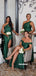 Mismatched Mermaid Sexy Slit Floor-length Bridesmaid Dress, FC6198
