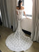 Long Wedding Dress, Lace Wedding Dress, Off-Shoulder Bridal Dress, Mermaid Wedding Dress, Backless Wedding Dress, Applique Wedding Dress, Sexy Wedding Dress, LB0619