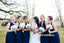 Convertible Soft Satin Bridesmaid Dress, Backless A-Line Bridesmaid Dress, D685