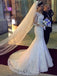 Long Wedding Dress, Lace Wedding Dress, Beading Wedding Dress, Sexy V-Back Bridal Dress, Long Sleeve Wedding Dress, Applique Wedding Dress, LB0688