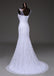 Long Wedding Dress, Lace Wedding Dress, Mermaid Wedding Dress, Sexy V-Back Bridal Dress, Sleeveless Wedding Dress, Applique Wedding Dress, Beading Dress, LB0692