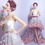 Popular Lace High Low Applique Sweet Heart Affordable Wedding Dress,220008