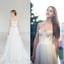 Long Wedding Dress, Tulle Wedding Dress, Spaghetti Straps Wedding Dress, A-Line Bridal Dress, Gorgeous Wedding Dress, Applique Bridal Dress, Backless Wedding Dress, LB0800