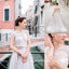 Tulle Wedding Dress, Sleeveless Wedding Dress, Applique Bridal Dress, Open-Back Wedding Dress, Floor-Length Wedding Dress, DA858