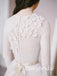 Long Sleeve Wedding Dress, Tulle Wedding Dress, Lace Wedding Dress, Charming Bridal Dress, Applique Wedding Dress, DA867