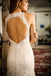 Lace Wedding Dress, Sleeveless Wedding Dress, Open-Back Bridal Dress, Tulle Wedding Dress,  Mermaid Wedding Dress, V-Neck Wedding Dress, DA913