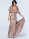 V-Neck Bridesmaid Dress, Sequin Bridesmaid Dress, Backless Bridesmaid Dress, Mermaid Bridesmaid Dress, Maxi Bridesmaid Dress, LB0956