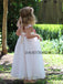 Cap Sleeve Tulle Sequin Flower Girl Dresses, Cheap Lovely Little Girl Dresses,  LB0964