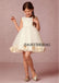 Sleeveless Tulle Zip Up Flower Girl Dresses with Hand-Made Flower, Lovely Little Girl Dresses with Flower Bow, DA994