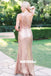 One-Shoulder Sequin Mermaid Sleeveless Sparkly Bridesmaid Dress, FC2327