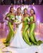 Off Shoulder Mermaid Beaded Floor-length Bridesmaid Dress, FC6293