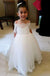 Cute Off Shoulder Tulle Flower Girl Dresses, Popular Lace Little Girl Dresses, FC1362