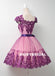 Special Popular Lace Cheap Homecoming Dress, Cap Sleeve Tulle A-Line Homecoming Dress, D1323