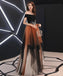 Off Shoulder Tulle A-Line Applique Long Prom Dresses, FC2075