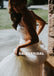 Charming Sweet Heart Mermaid Wedding Dresses, White Tulle Backless Wedding Dresses, D1134