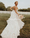Gorgeous A-line Lace Backless Floor-Length Wedding Dress, FC5094