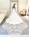 Honest A-line Satin Sweetheart Backless Lace Applique Wedding Dress, FC5097